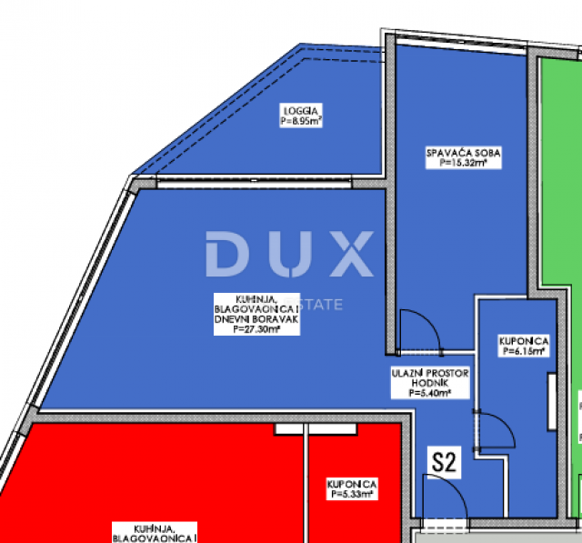 PRIVLAKA, ZADAR - S2 Luxuriöser Neubau in der 1. Reihe zum Meer