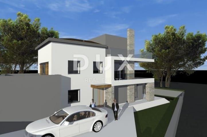 ISTRIA, LIŽNJAN- House with construction permit for renovation. View of the sea and Kvarner!