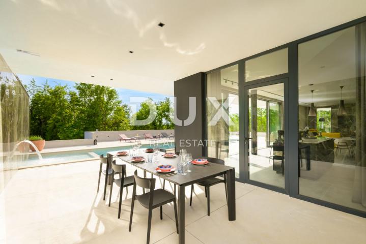 ISTRIA, GROŽNJAN - Designer newly built villa with complete privacy, located in front of a green are