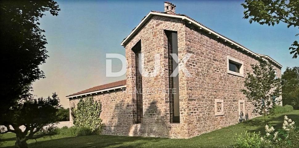 ISTRIA, LABIN - Stone house with project and permit