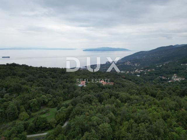 OPATIJA, VEPRINAC - plot of land 6700 m2 with a beautiful view of the sea for a mountain lodge, spor