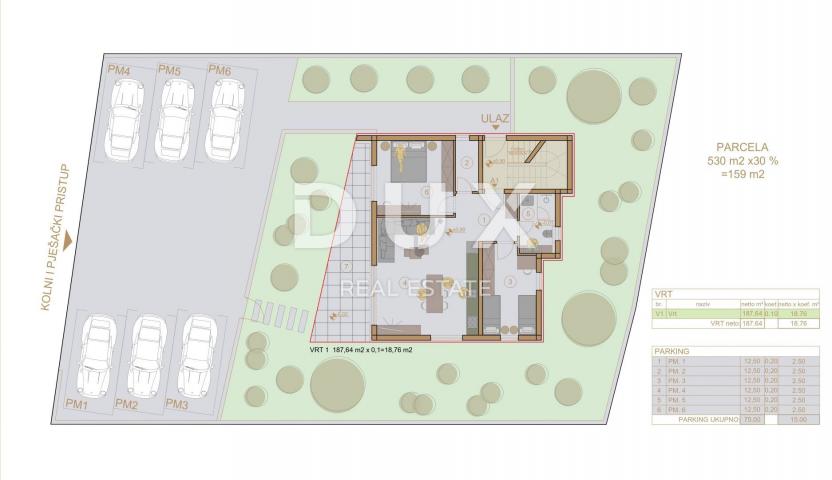 ISTRIEN, MEDULIN - 2BR+DB-Wohnung im Erdgeschoss eines neuen Gebäudes