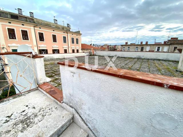 Pula, center - sale of a floor of a house (APARTMENT) with garden and garage!