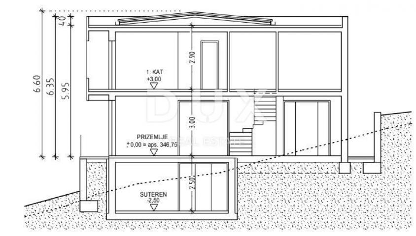 OPATIJA, BREGI - building plot with sea view and location permit! OPPORTUNITY!