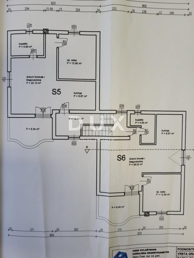 BIOGRAD, SVETI FILIP I JAKOV - Apartmenthaus mit Pool und Meerblick