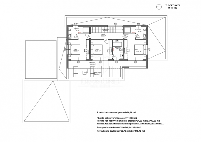 Labin, land with building permit in a quiet location