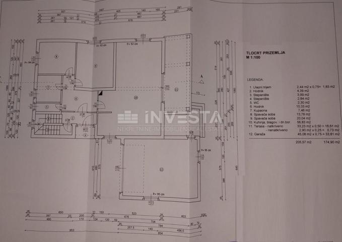 Umgebung von Tinjan, eine schöne Villa mit 3 Einheiten und einem großen Garten