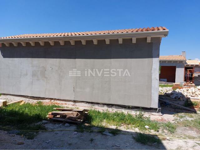 Surroundings of Tinjan, stone villa under construction, 170 m2