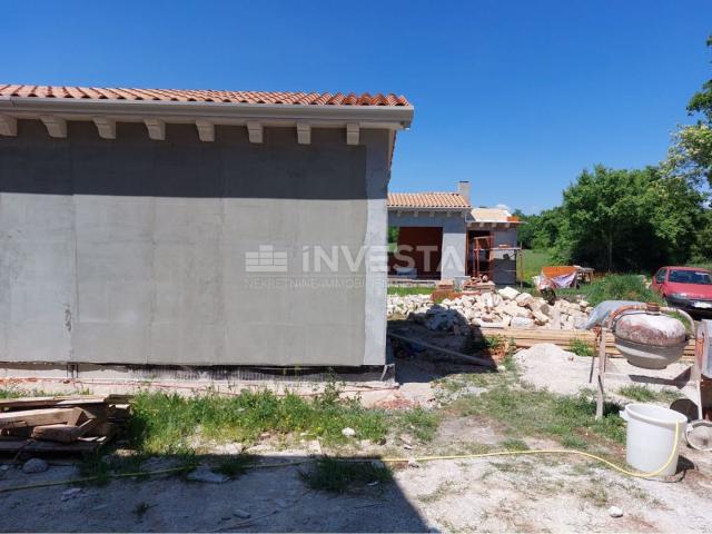 Surroundings of Tinjan, stone villa under construction, 170 m2