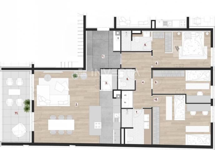 Pula center, SMART HOME apartment with parking