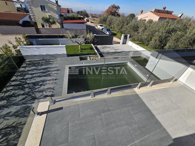 Modern villa near Poreč with sea view