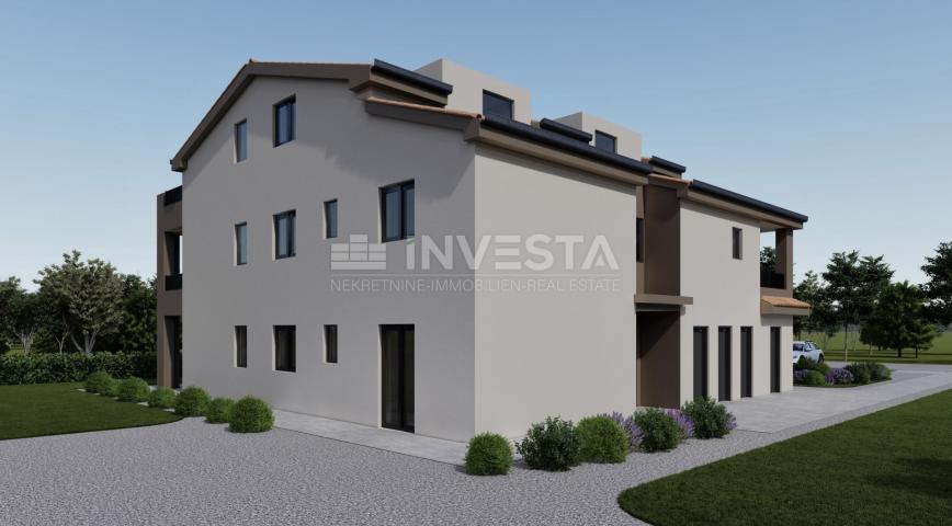 Poreč surroundings - apartment A 50 m2 on the ground floor, new construction