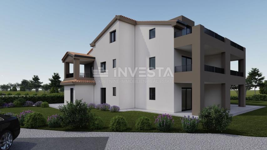 Poreč surroundings - apartment A 50 m2 on the ground floor, new construction