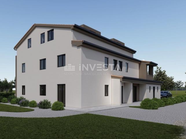 Poreč okolica - stan B 62, 45m2 u prizemlju, novogradnja