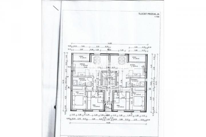 Poreč surroundings, apartment 55.33 m² on the ground floor, new building