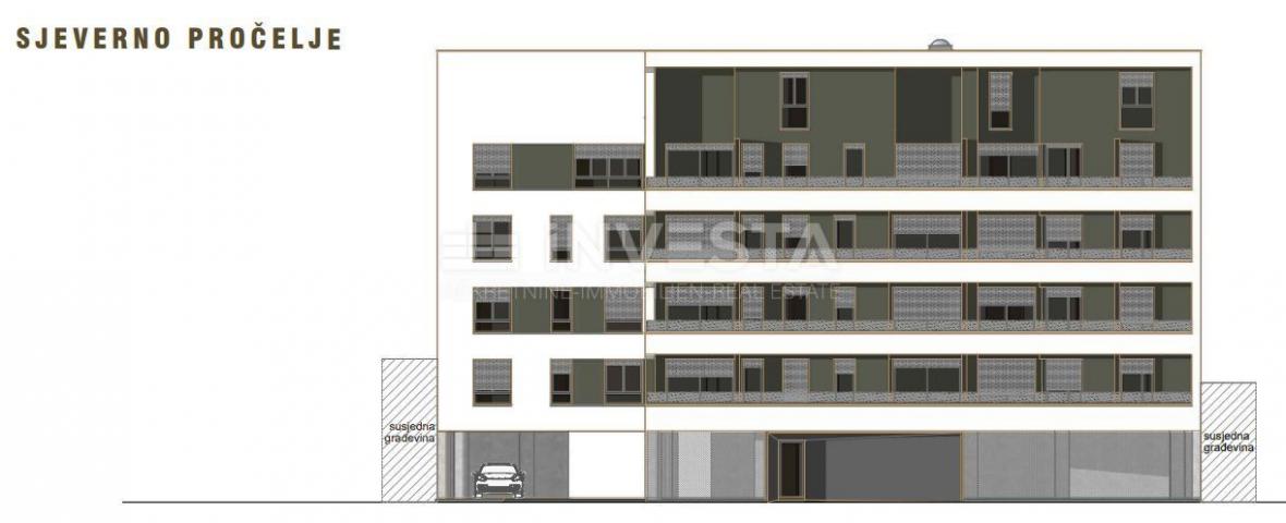 Pula, Zentrum, Maisonette-Wohnung im 4. Stock 166,02 m2, 4 Schlafzimmer + Wohnzimmer, Neubau