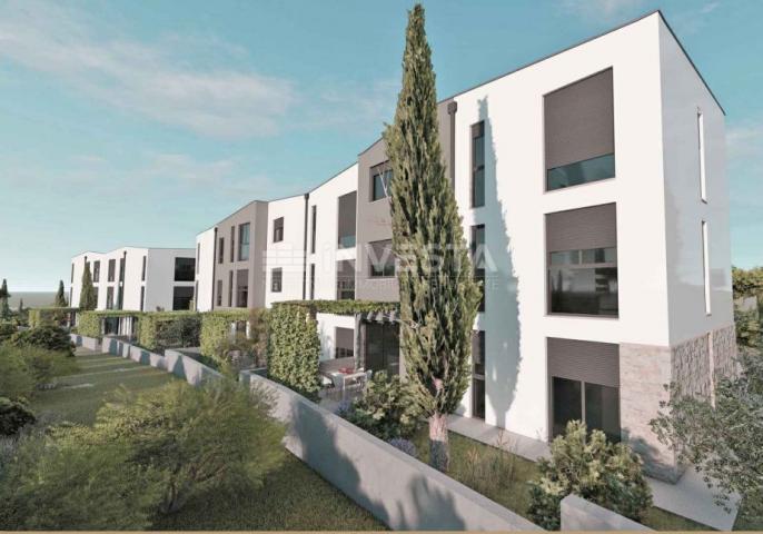 Medulin, Erdgeschosswohnung mit Garten 81,21 m2, Neubau, 200 m vom Meer entfernt