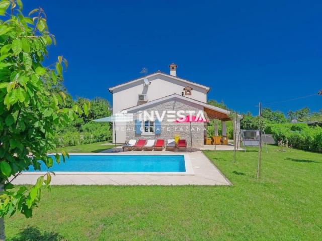 Marcana, Traditionelle istrische Villa mit Pool, 160 m2