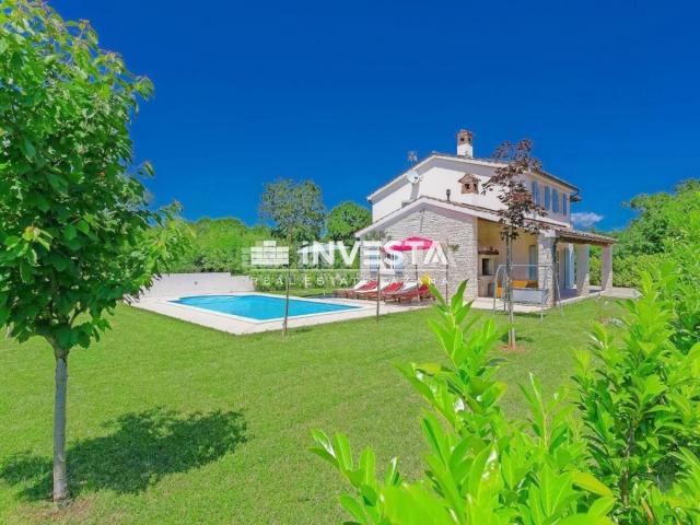 Marcana, Traditionelle istrische Villa mit Pool, 160 m2