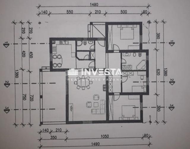 Barban, Baugrundstück mit Baugenehmigung, 2128 m2