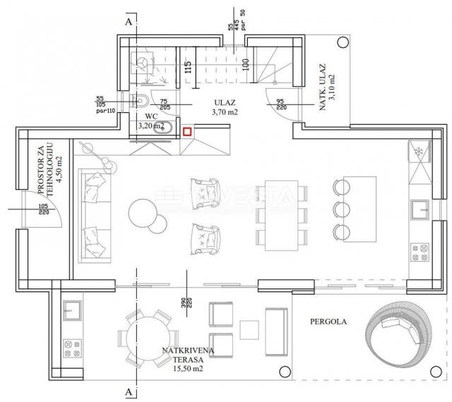 Maison Divšići, Marčana, 240m2