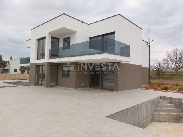 Poreč okolica, stan na 1. katu novogradnje, 96 m2, pogled na more