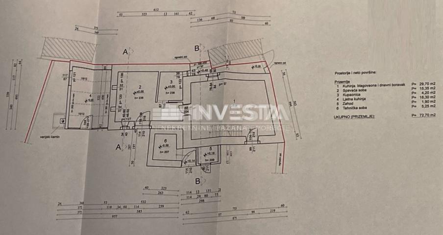 Kanfanar okolica, Luksuzna istarska kamena vila s bazenom i 3SS