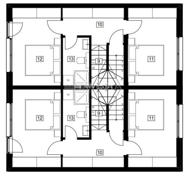 Bereich Poreč, Haus mit 2 mehrstöckigen Wohneinheiten, Neubau!