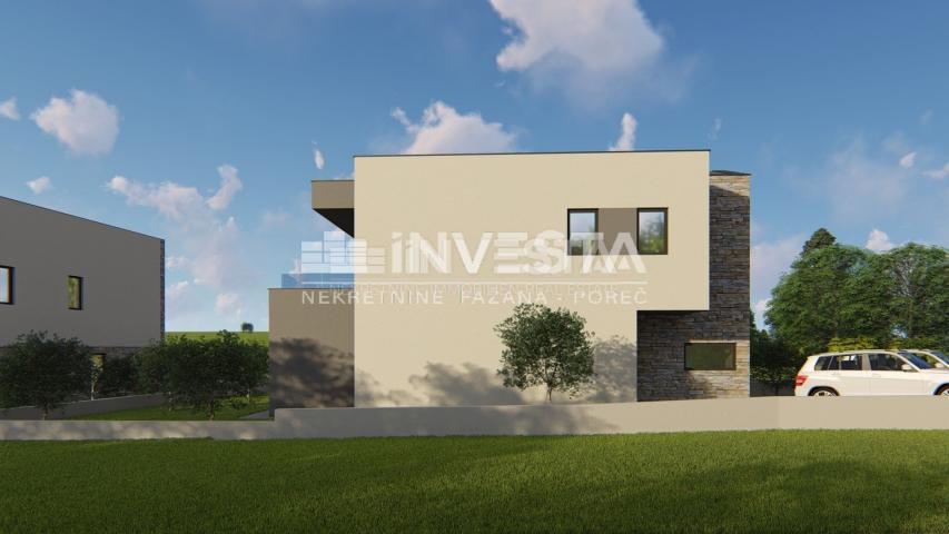 Istrien, Peruški, Villa mit Pool, 141 m2, 2 km vom Meer entfernt, NEU GEBAUT