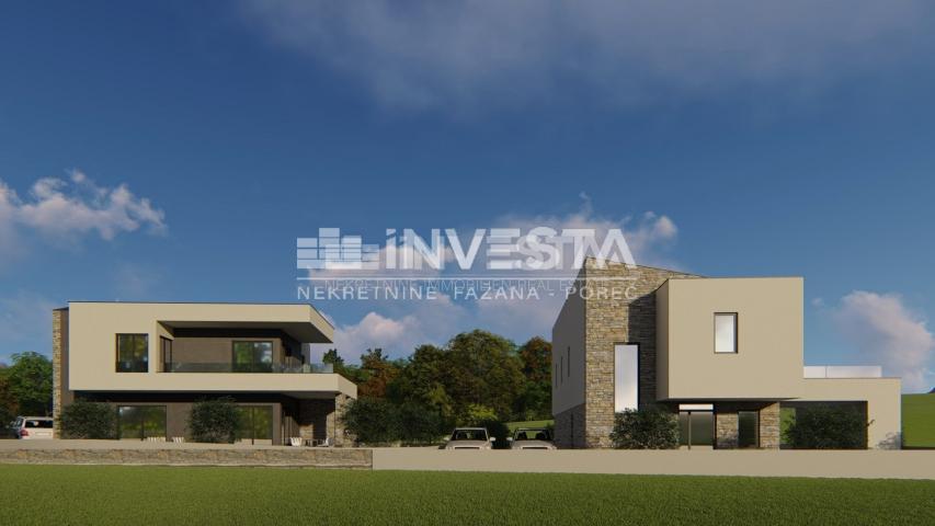 Istrien, Peruški, Villa mit Pool, 141 m2, 2 km vom Meer entfernt, NEU GEBAUT