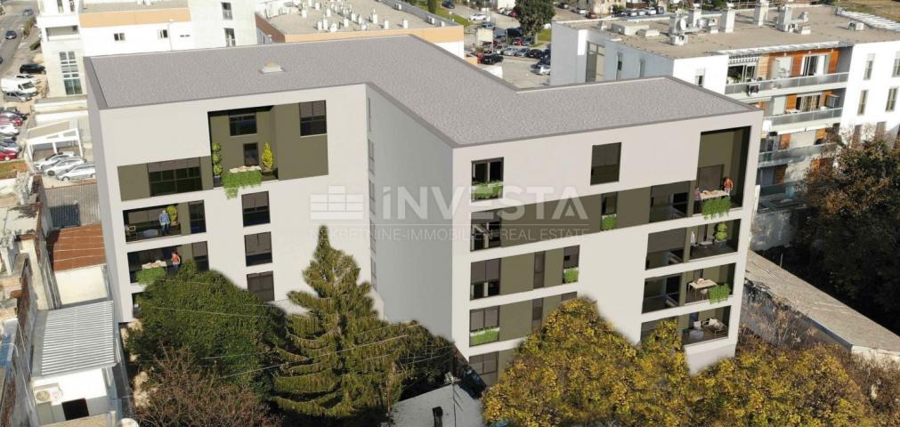 Pula, Zentrum, Maisonette-Wohnung im 4. Stock 138,80 m2, 3 Schlafzimmer + Wohnzimmer, Neubau