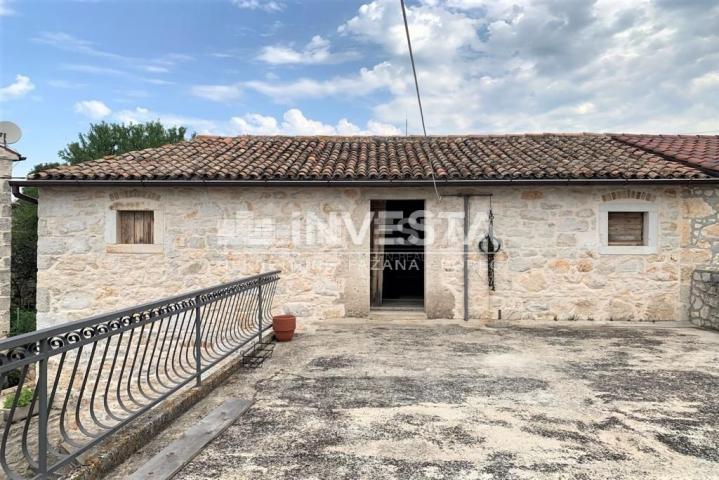 Vrsar area, stone Istrian house with yard and garage