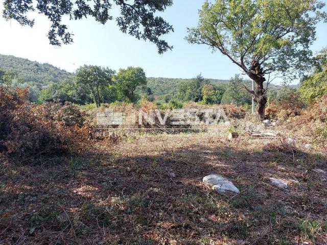 Labin area, building plot 4508 m2 with sea view