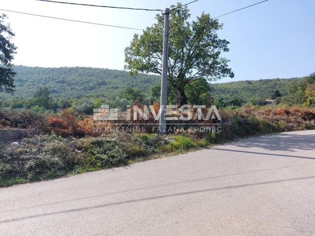 Labin area, building plot 4508 m2 with sea view