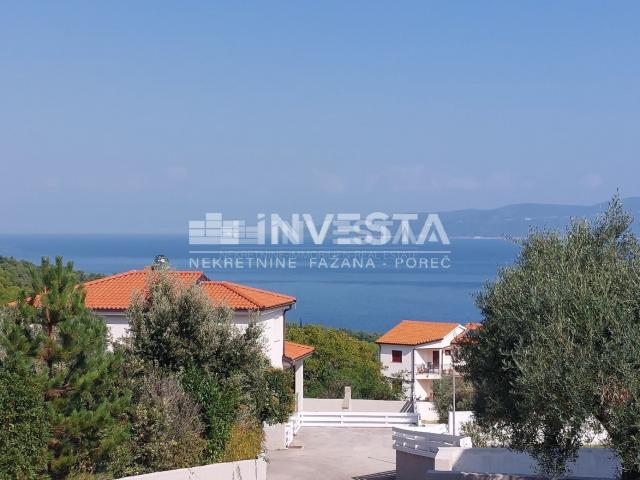 Labin area, building plot 4508 m2 with sea view