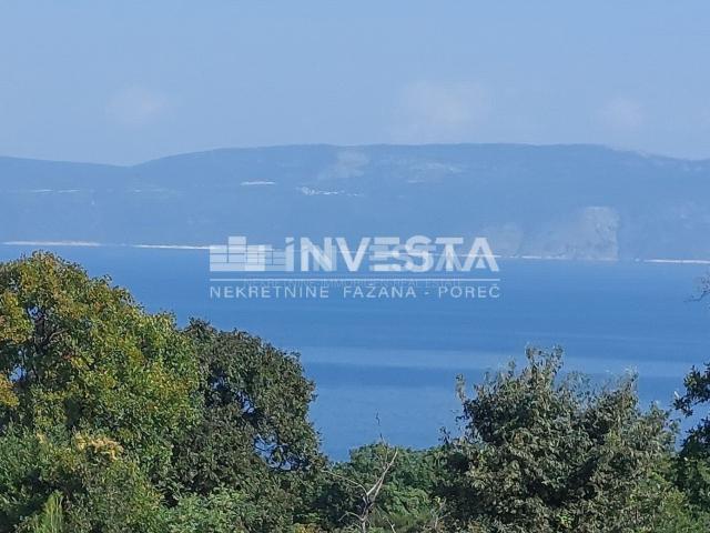 Labin area, building plot 4508 m2 with sea view