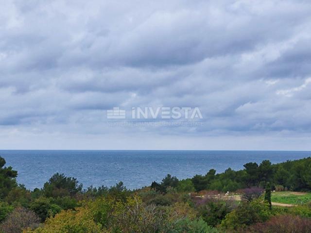 Premantura, Dreizimmerwohnung mit 2 Terrassen und Panoramablick auf das Meer