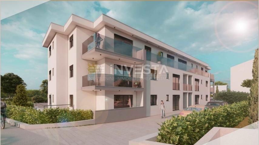 Štinjan, one-room apartment on the 1st floor of a new building, parking, near the sea