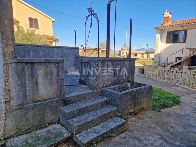 Surroundings of Barbana, Istrian stone house in a row for adaptation