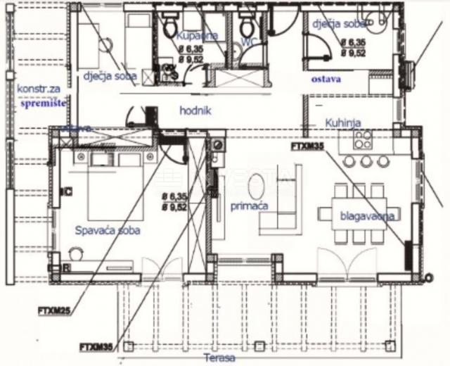 Kroatien, Istrien, Umgebung von Vodnjan, ebenerdiges Haus 104m² (3 Schlafzimmer) mit Pool, Neubau