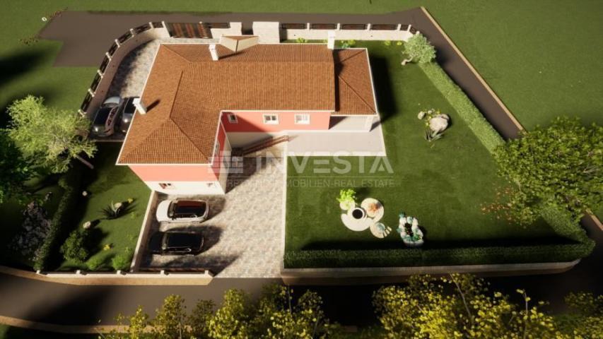 Istria, detached house under construction with 3 bedrooms and a tavern, 220 m2