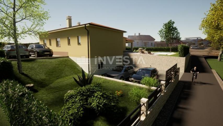 Istria, detached house under construction with 3 bedrooms and a tavern, 220 m2