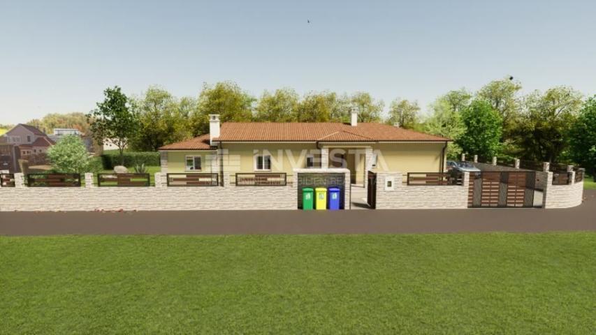 Istria, detached house under construction with 3 bedrooms and a tavern, 220 m2