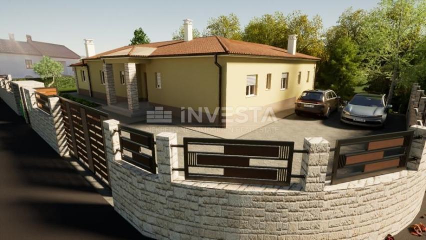 Istria, detached house under construction with 3 bedrooms and a tavern, 220 m2