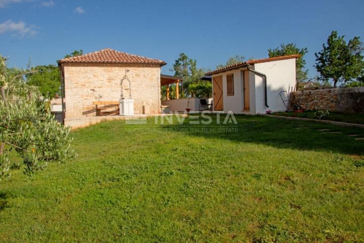 Surroundings of Barbana, newly adapted autochthonous Istrian house