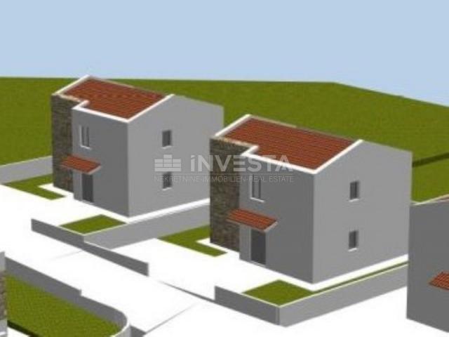 Vodnjan, surroundings - five building plots with a project for house construction