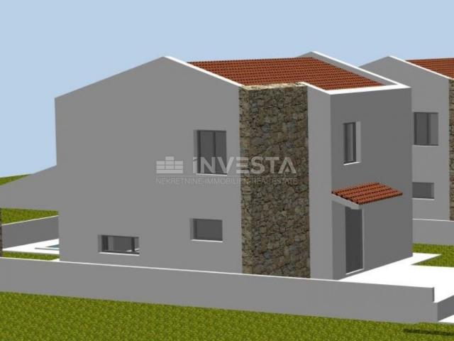 Vodnjan, surroundings - five building plots with a project for house construction