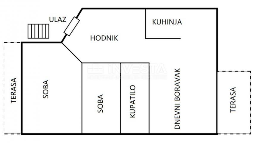 Medulin, odličan stan 72m2 sa bazenom na top lokaciji