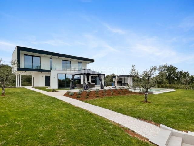 Poreč Umgebung, moderne Villa 306m², Meerblick