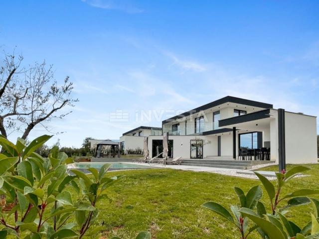 Poreč Umgebung, moderne Villa 306m², Meerblick